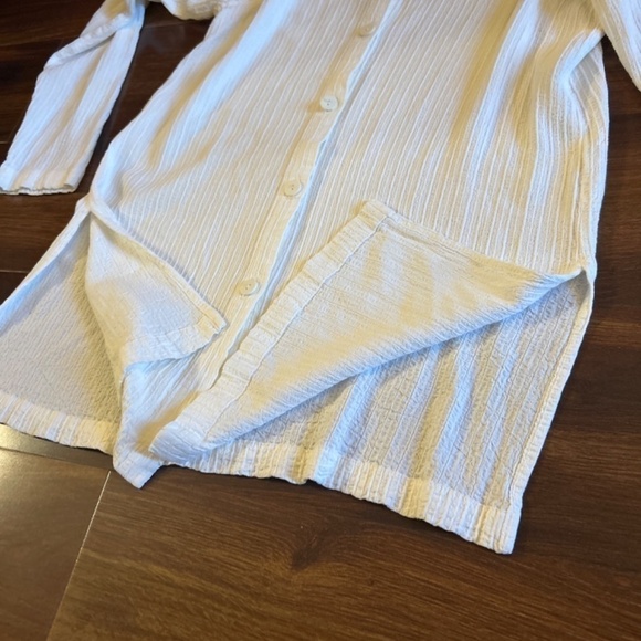 EILEEN FISHER Long Sleeve Tunic Blouse size Medium - Picture 9 of 9